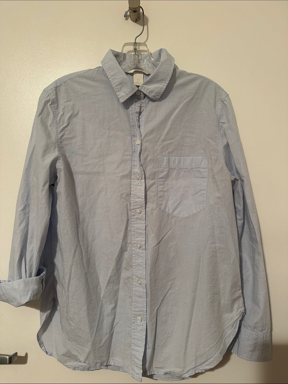 H&M Light Blue Casual Button-Down Shirt